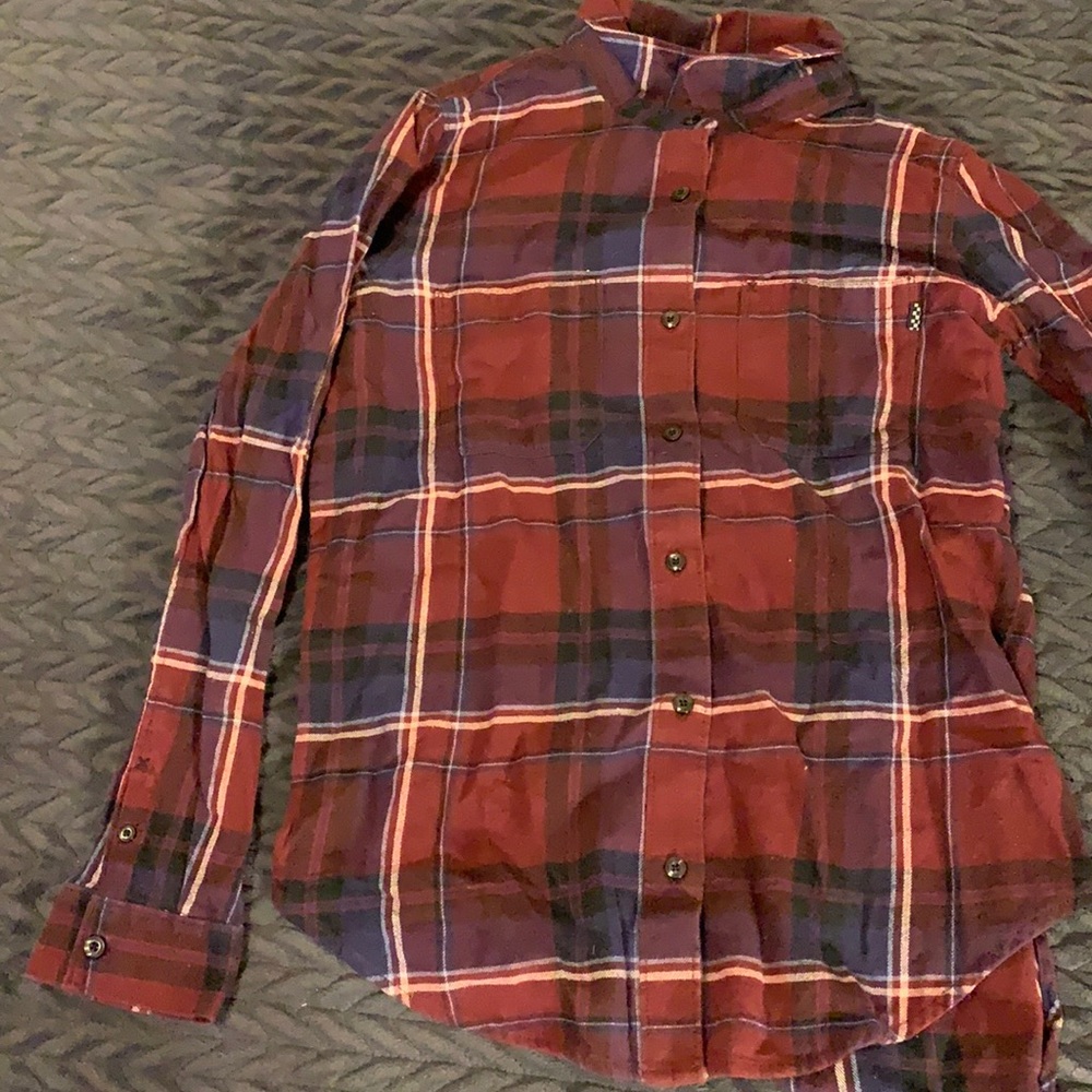 Vans long sleeve flannel